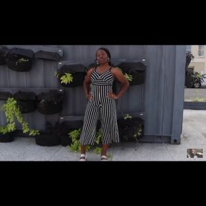 Black and White Stripped Jumper